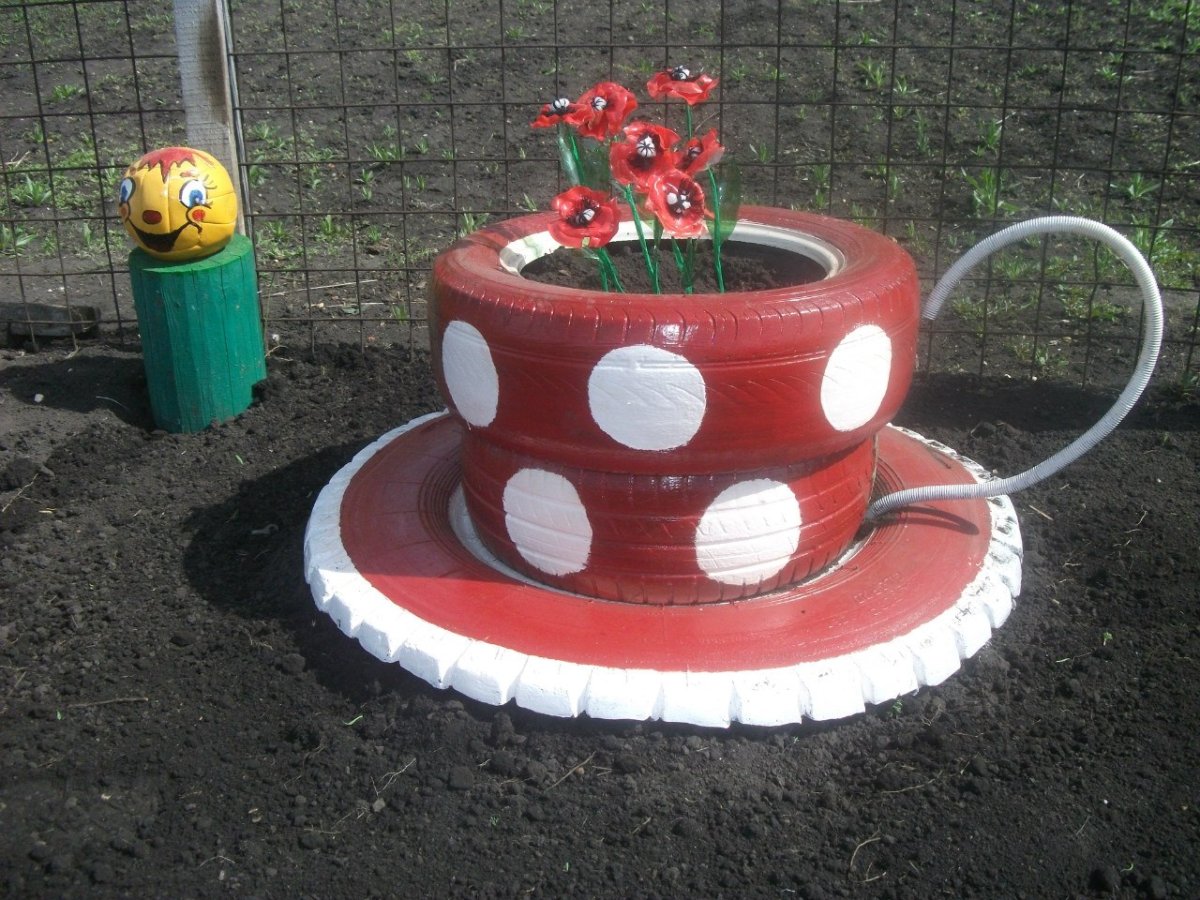 Кружка из колес