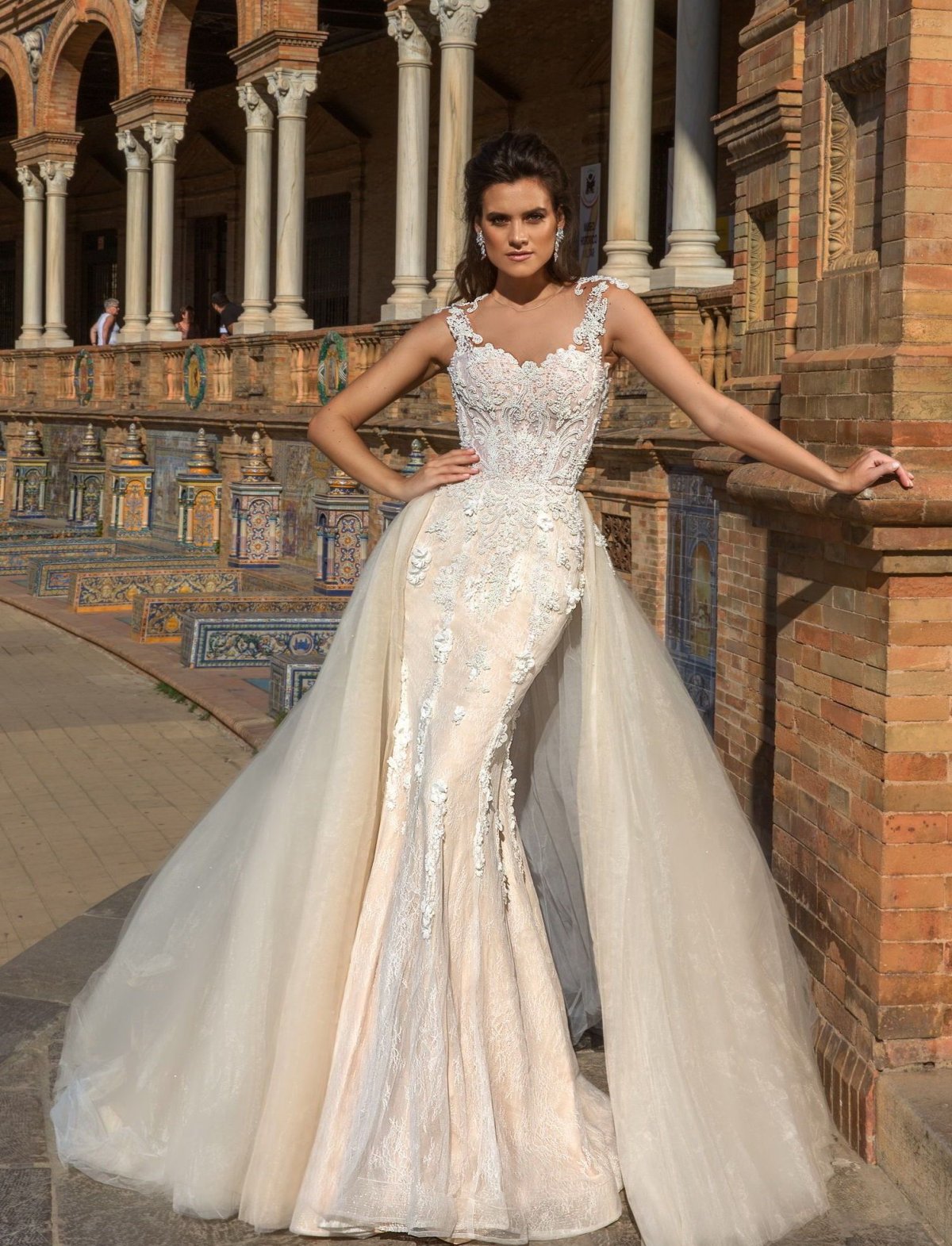 Свадебные платья Pronovias с длинными рукавами
