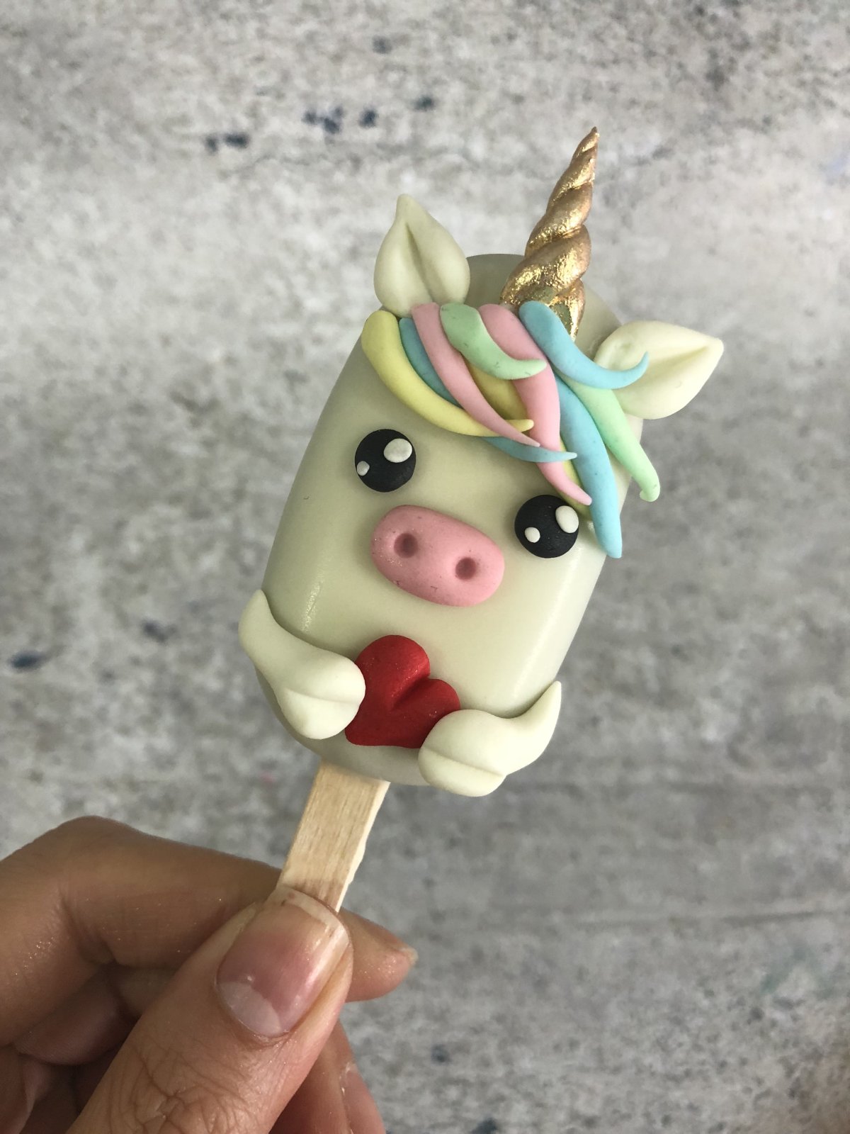 Мороженка из пластилина