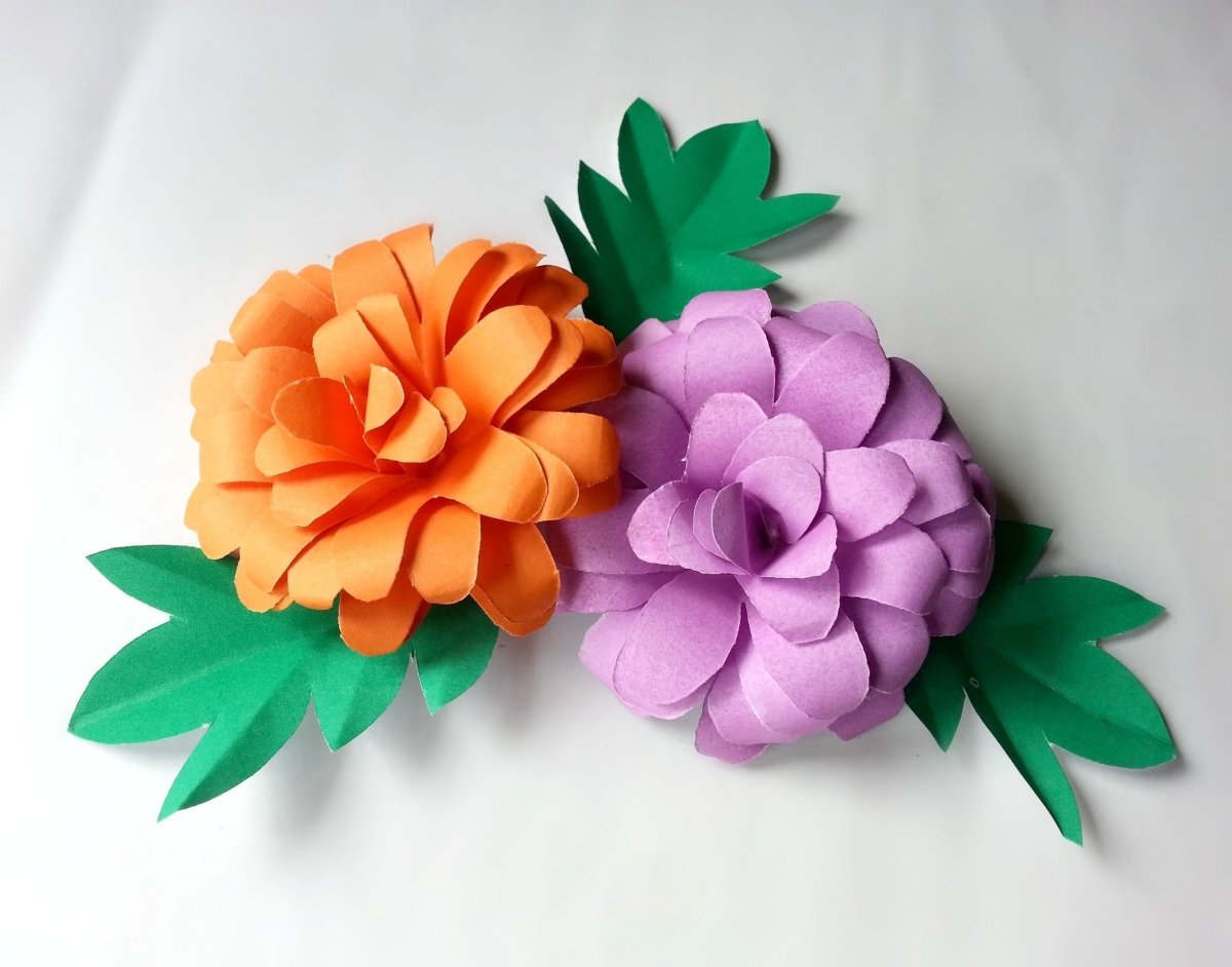 Paper Flowers Tutorial / Room Decor how to make paper Flowers Step by Step