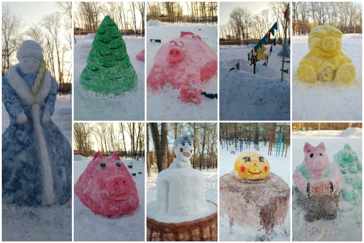 Снежные фигуры