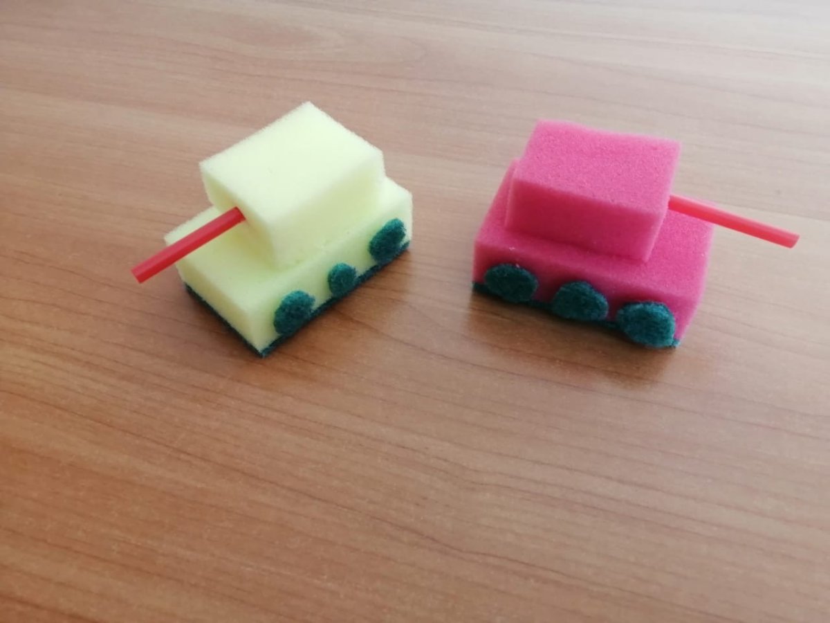 Поделки из губки