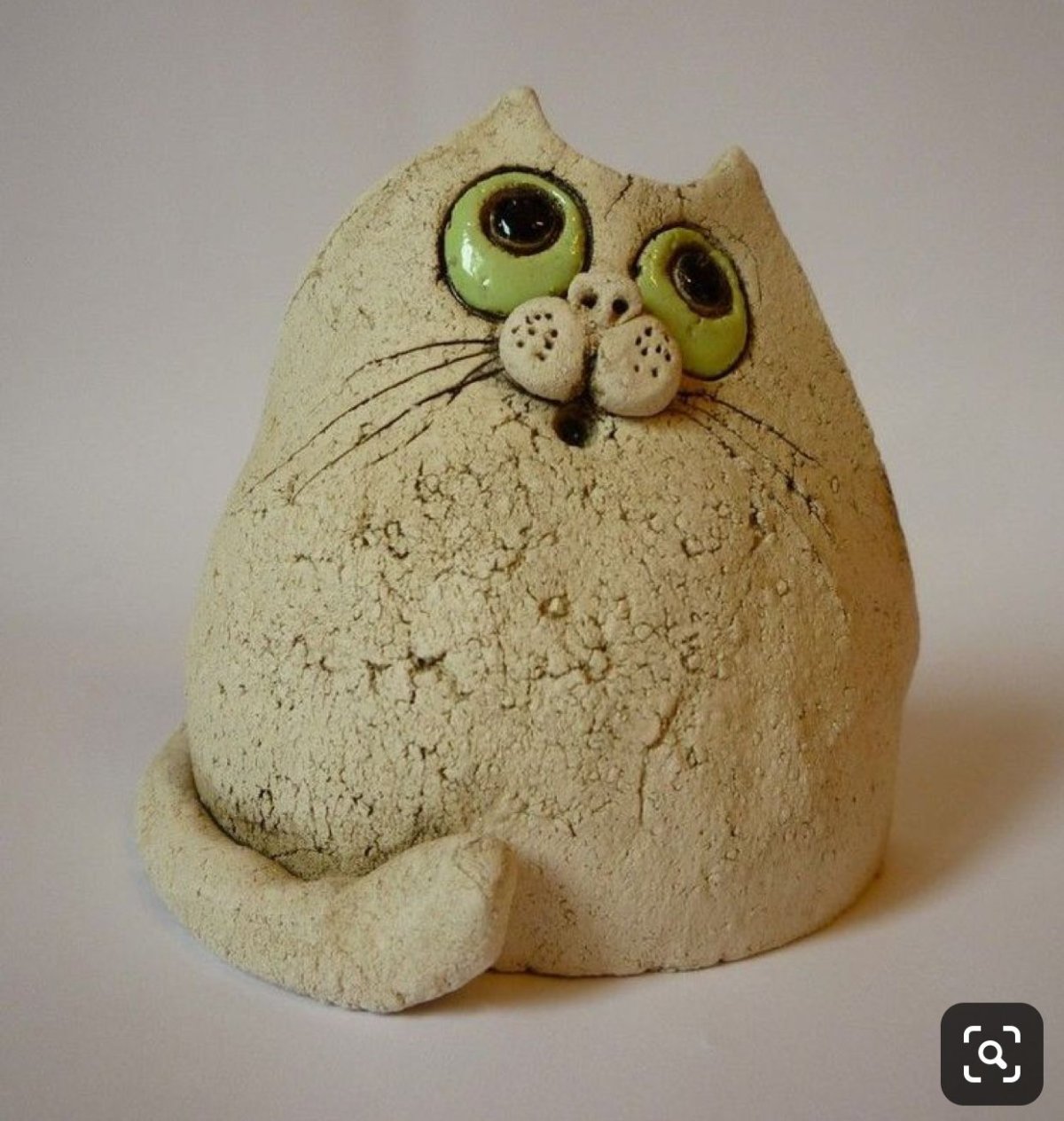 Коты из глины
