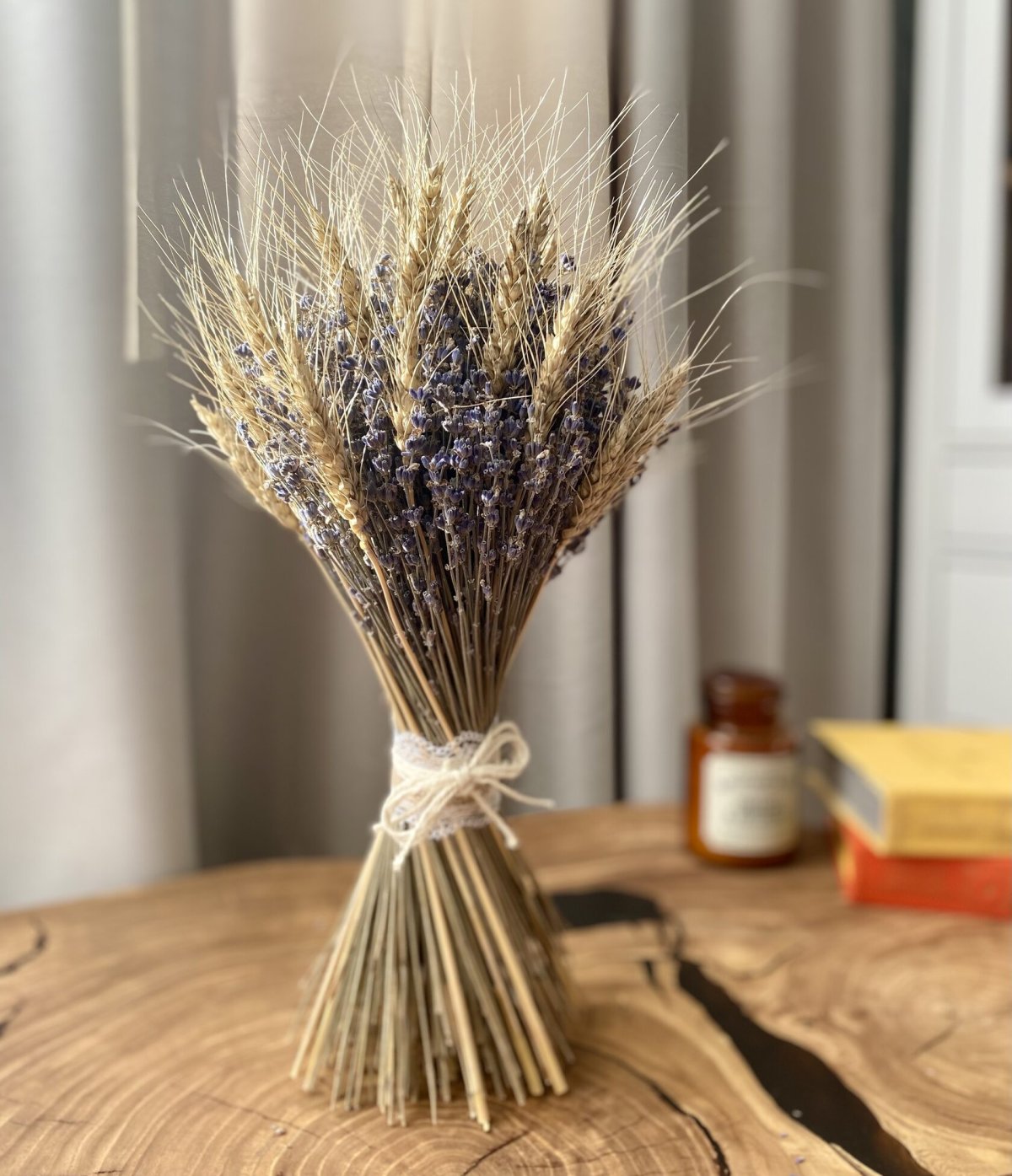 Букет из пшеницы в интерьере