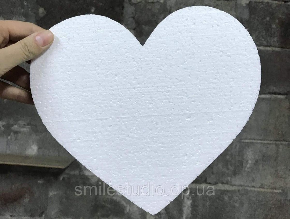 Сердце из пенопласта