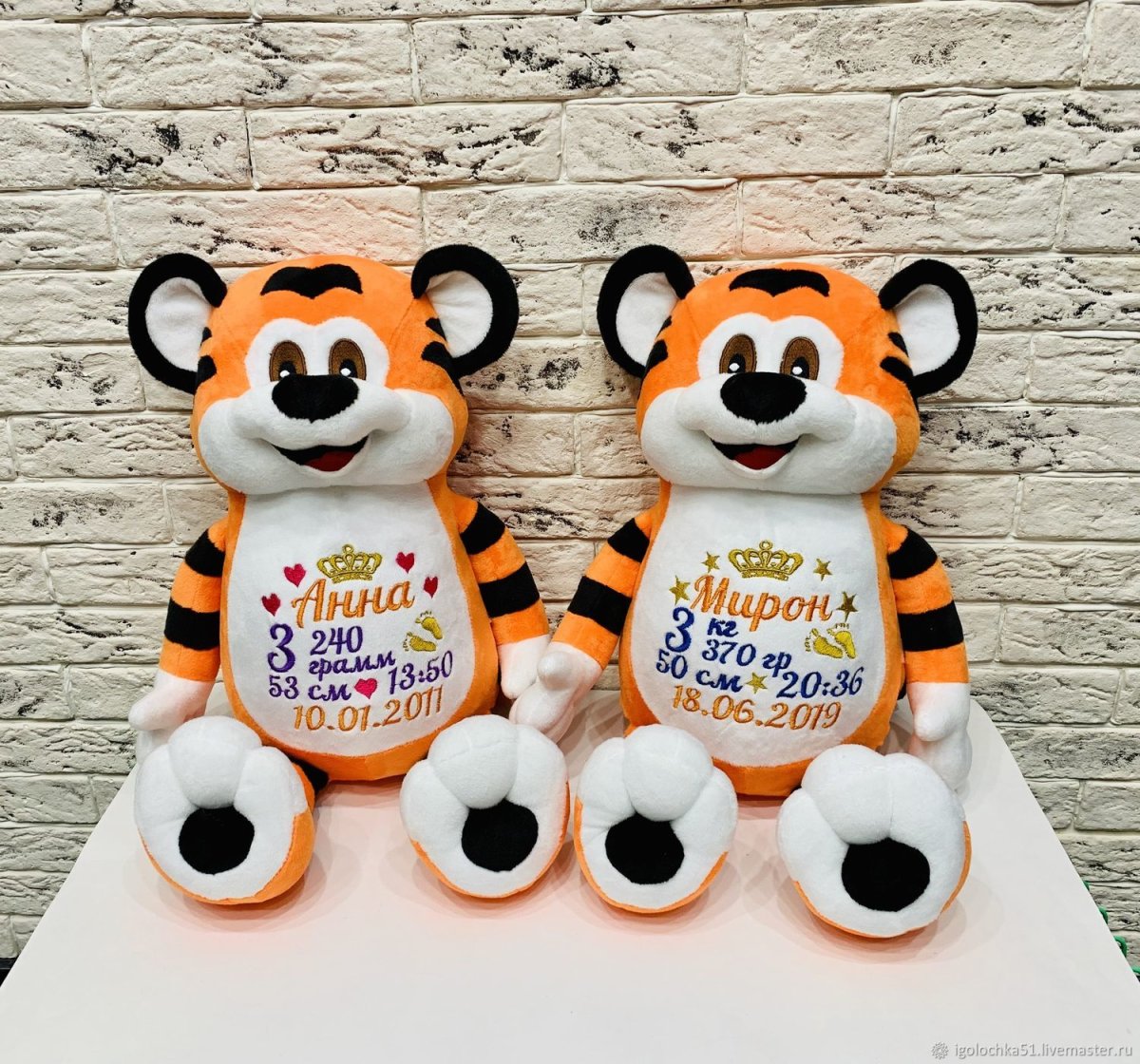 Именная игрушка Тигренок