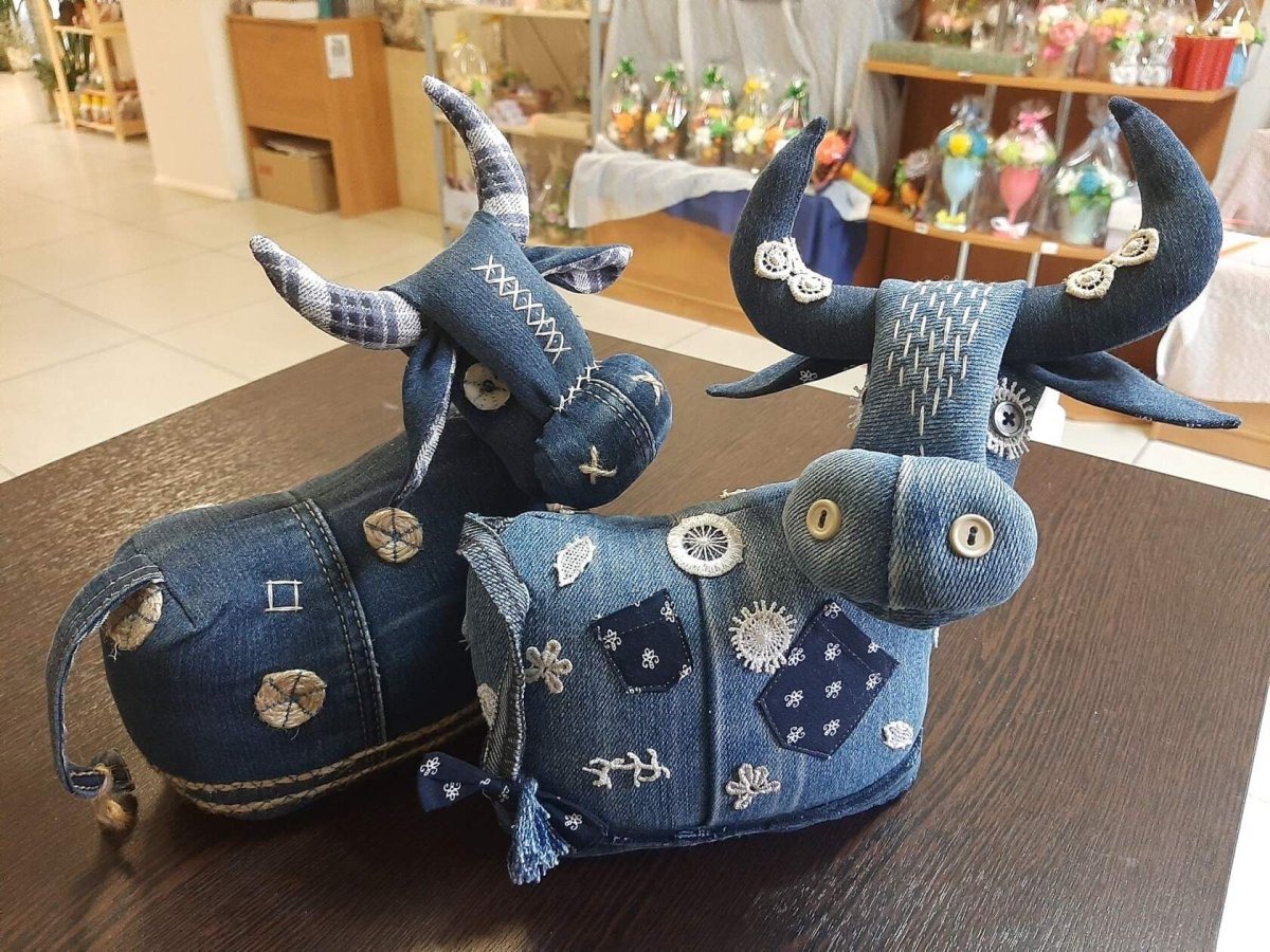 Джинсовые игрушки