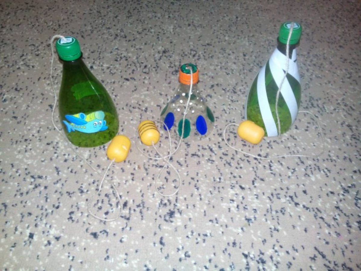 Игрушка из горлышка бутылки