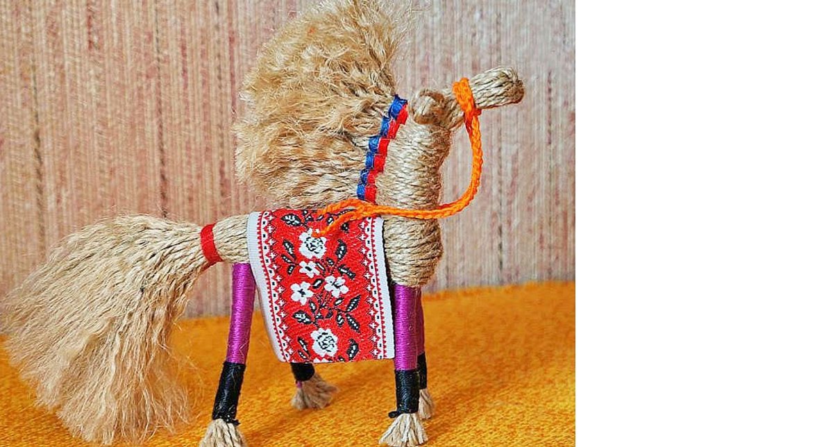 Кукла мотанка Солнечный конь
