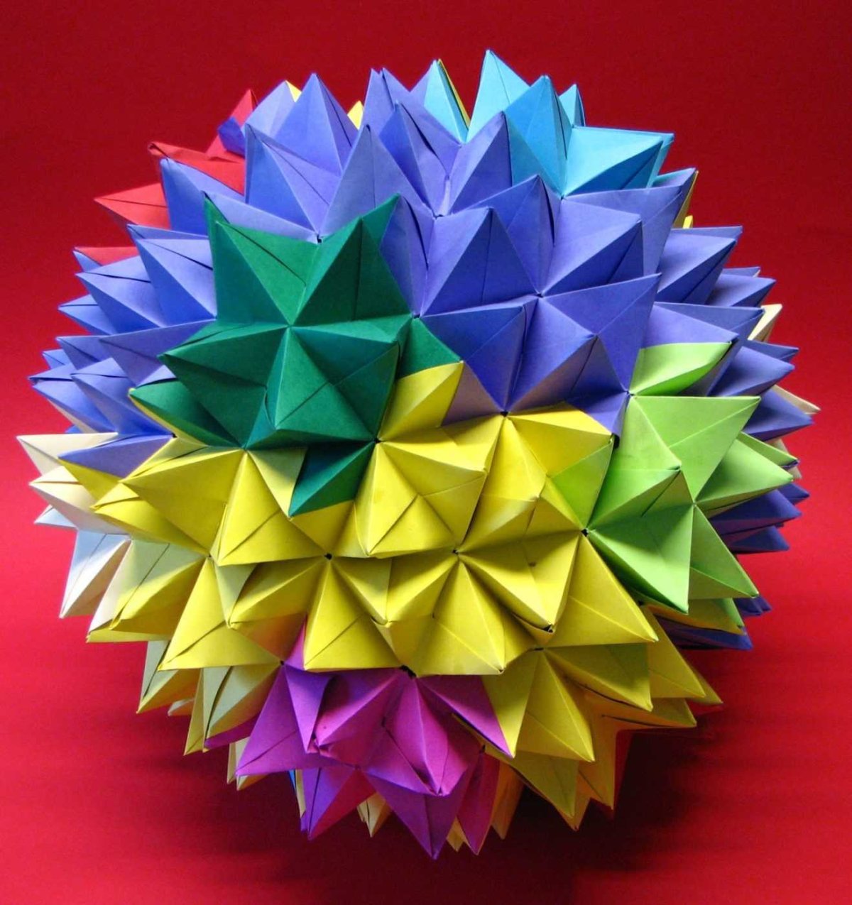 Модульное оригами Kusudama