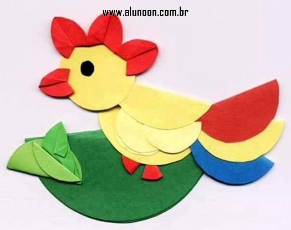 Аппликация из кругов