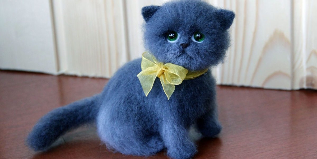 Валяние котенок