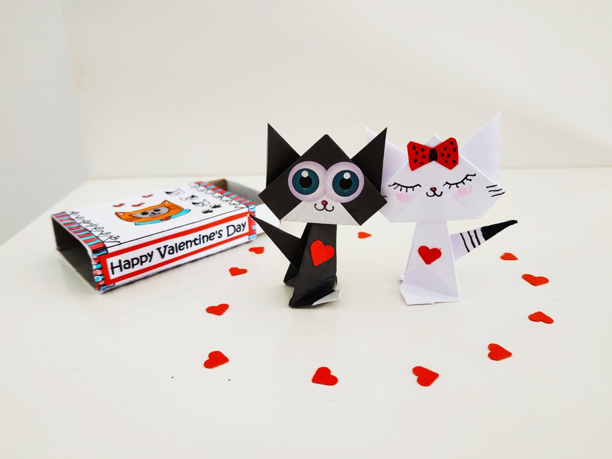 Оригами Pop Cat