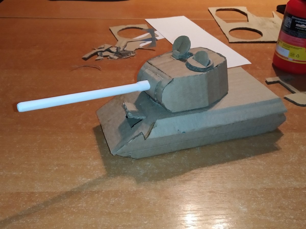 Танк из коробки т-34