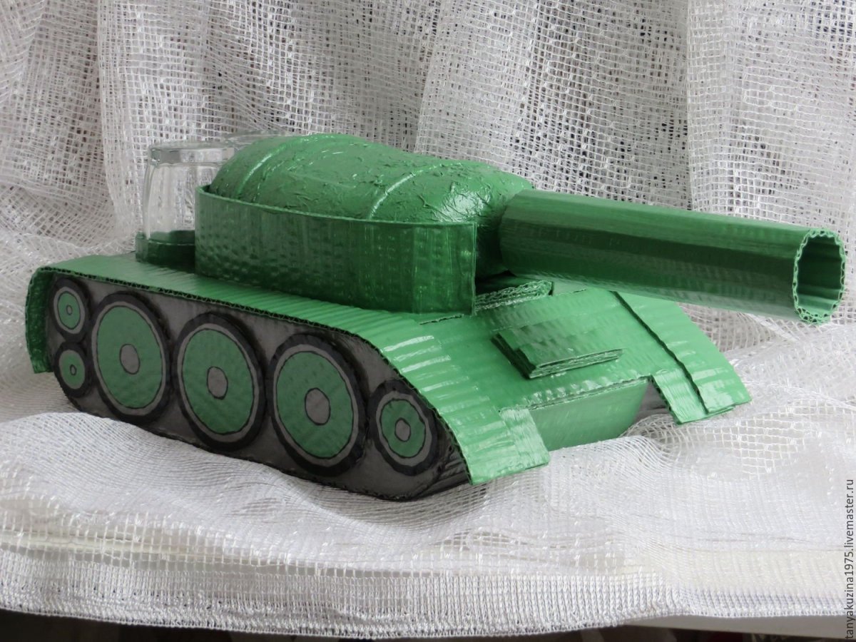 Танк из картона