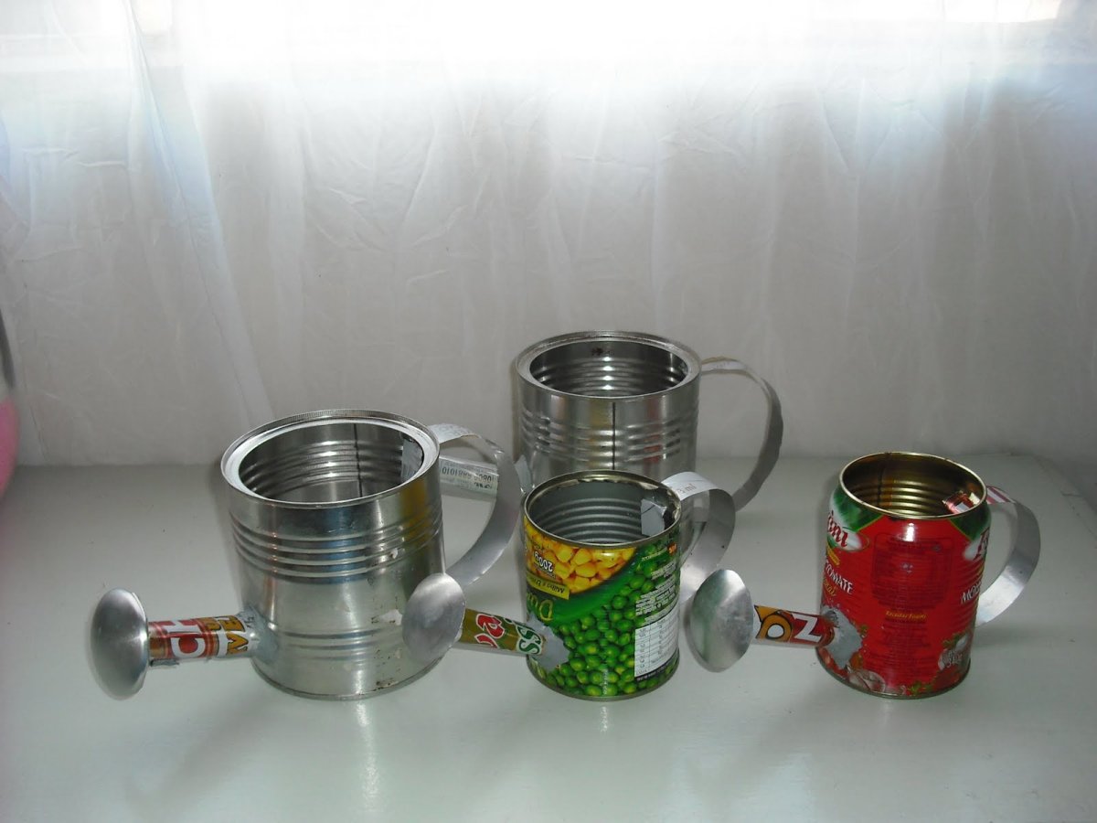 Кружка из консервной банки