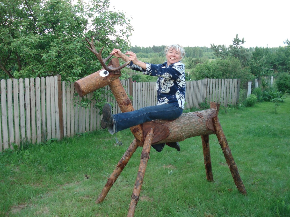 Человечки из чурок