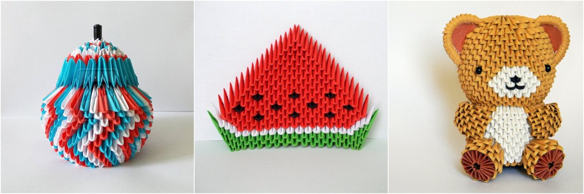 Игрушки из модулей