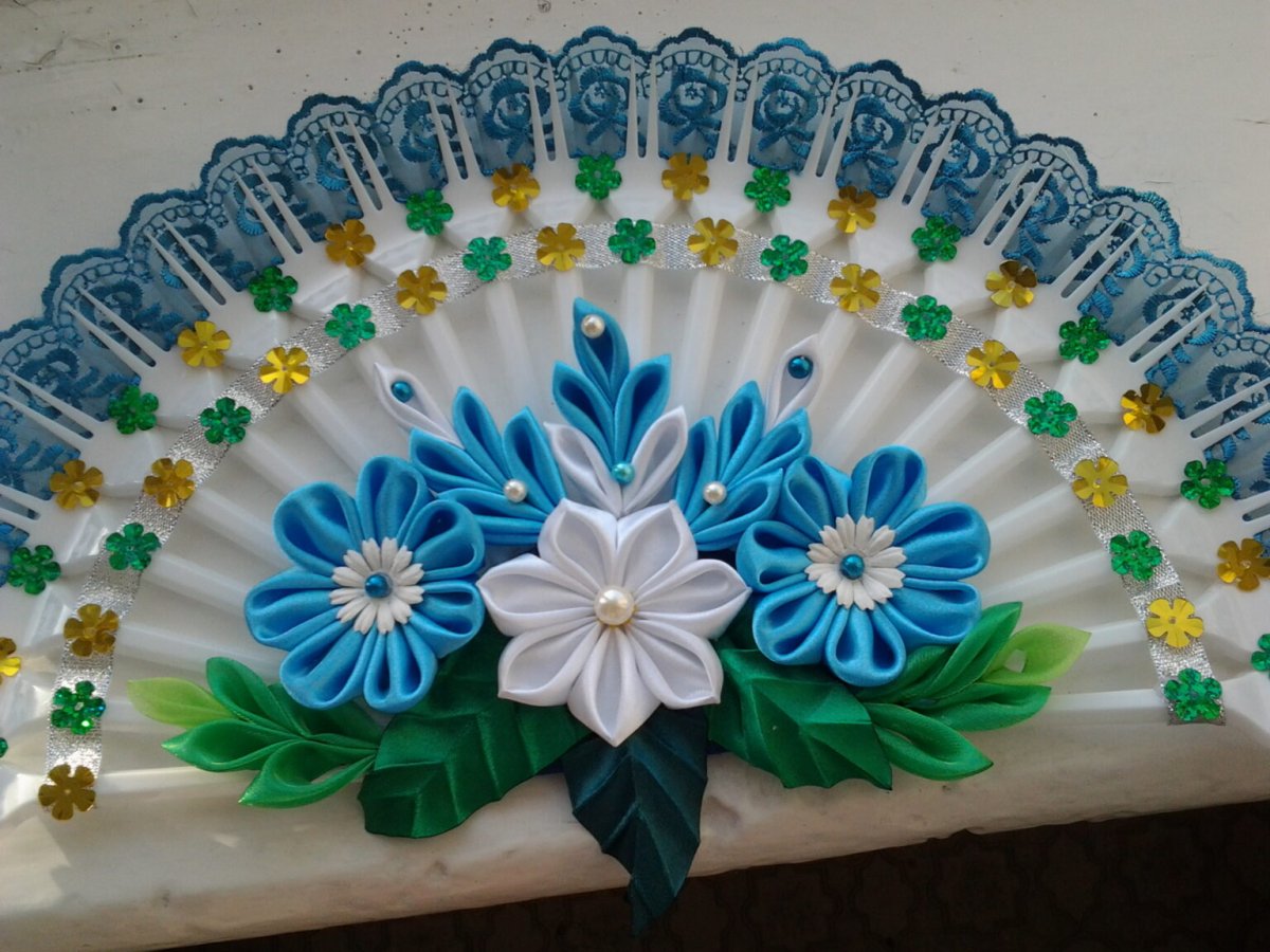 Поделки из ленточек атласных