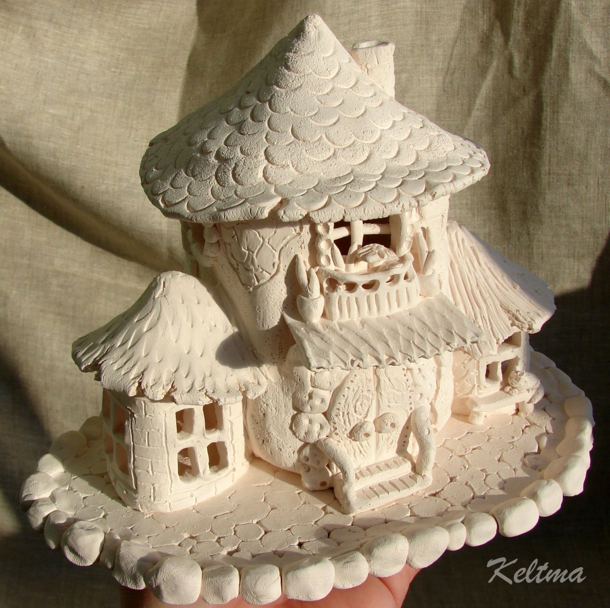 Сказочные домики из гипса