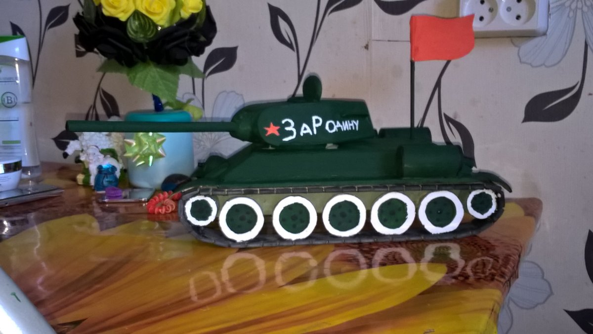 Т 34 поделка