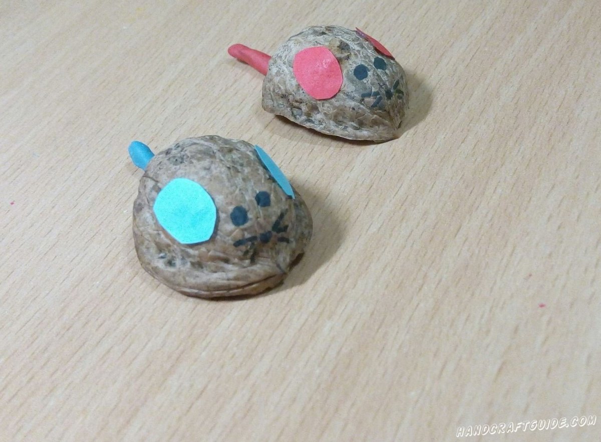 Игрушки из скорлупы грецкого ореха
