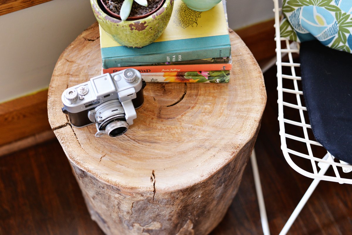 Приставной стол Knitting Branches Side Table пенек