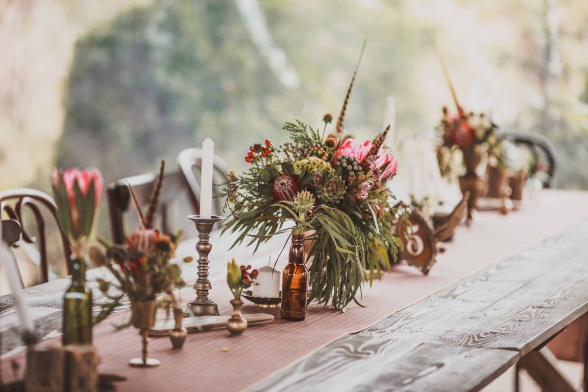 Свадебный декор в стиле бохо