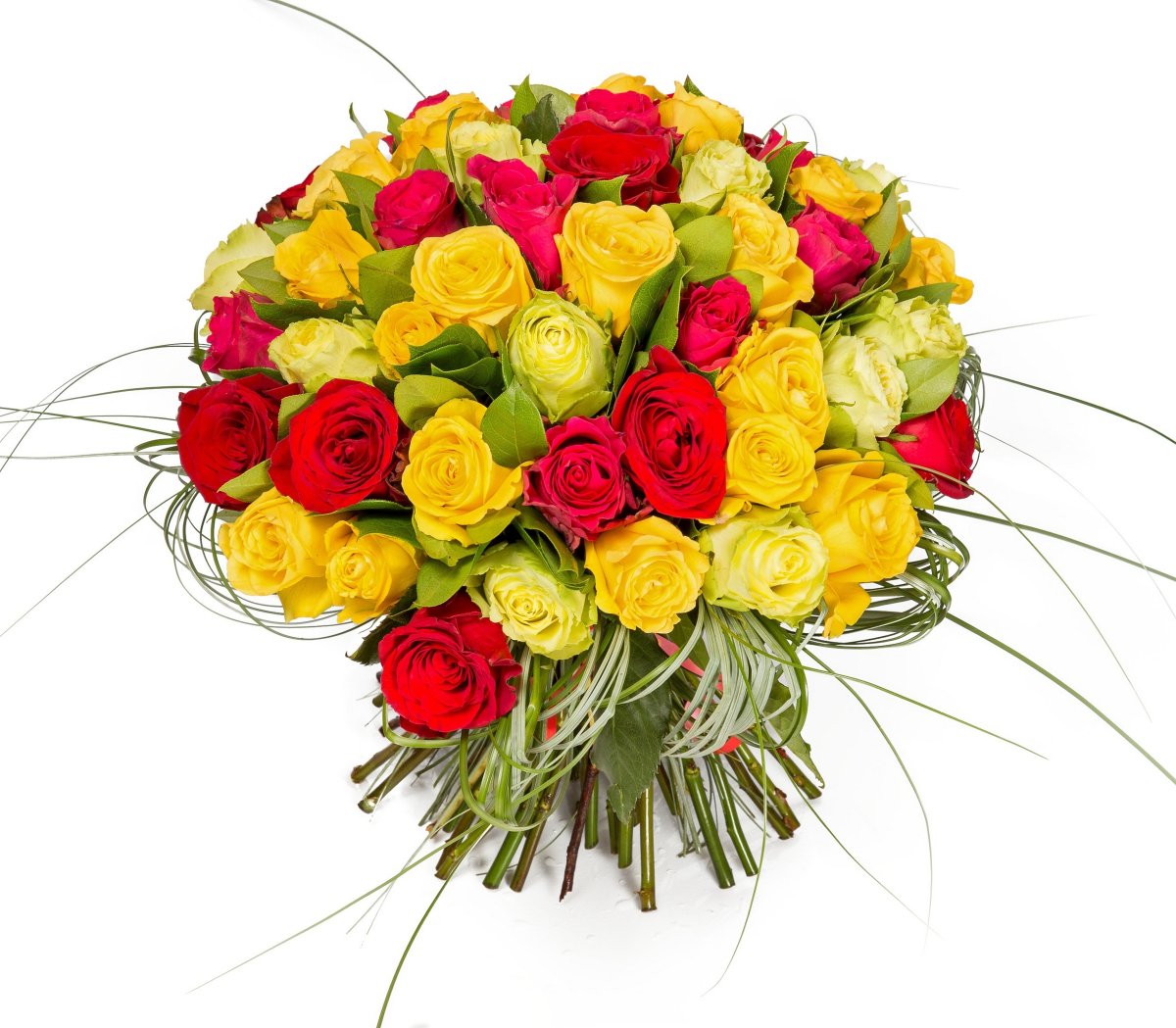 Розы микс 51 шт