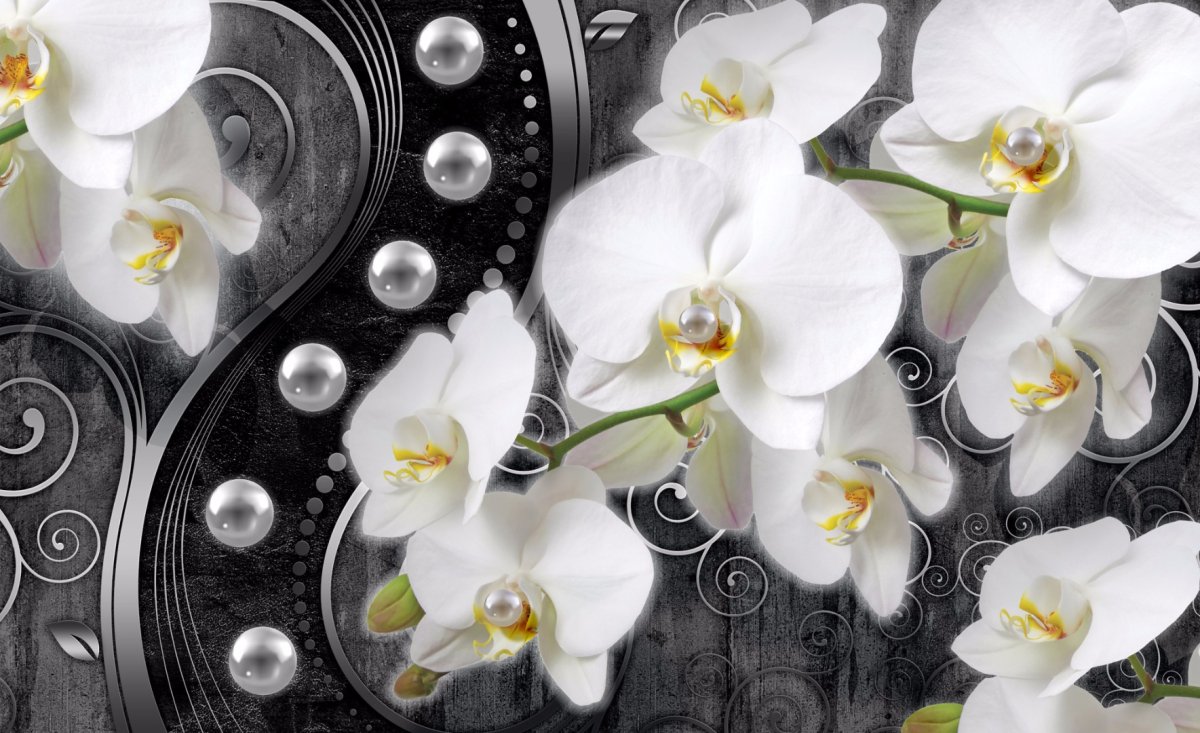 Фотообои 3d цветы