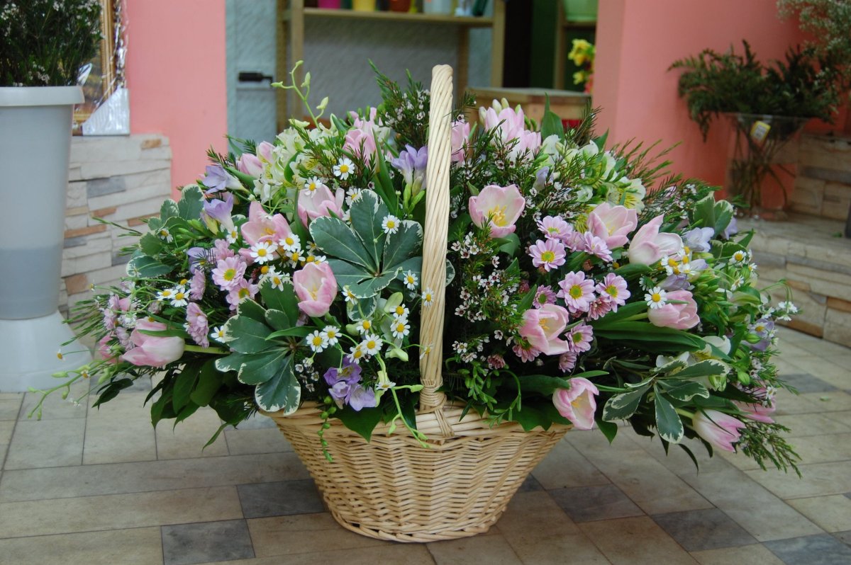 Корзина цветов