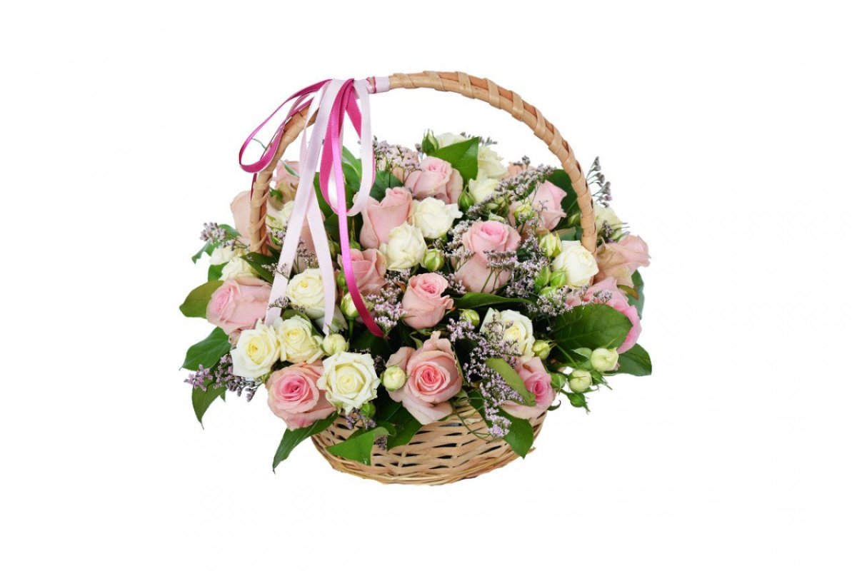 Корзина с цветами