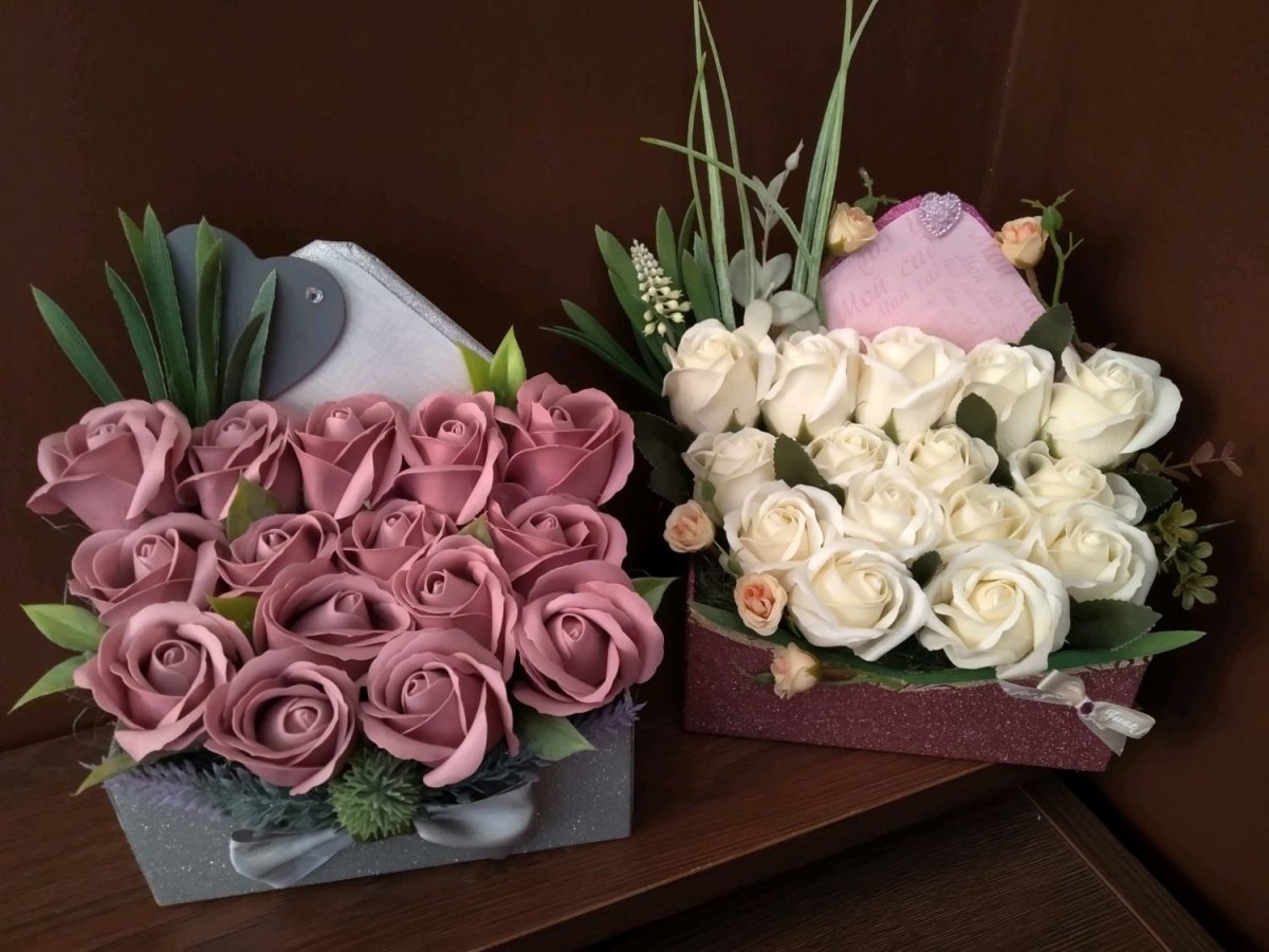 Мыльные розы букеты