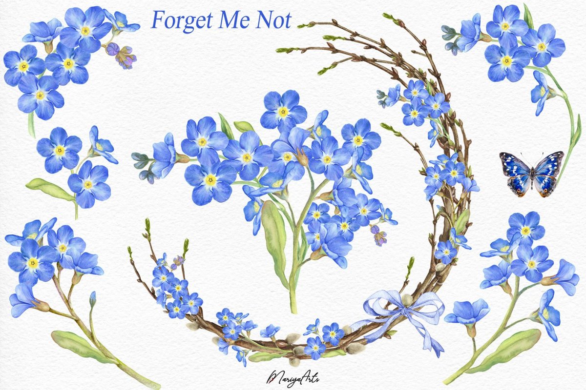 Forget me not Day открытка
