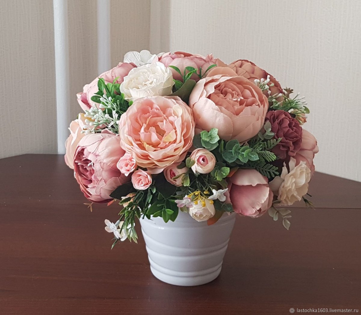 Пионы ранункулюсы Гардения Камелия
