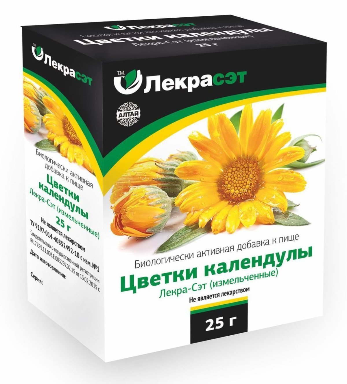 Цветки календулы Лекра-сэт 25,0