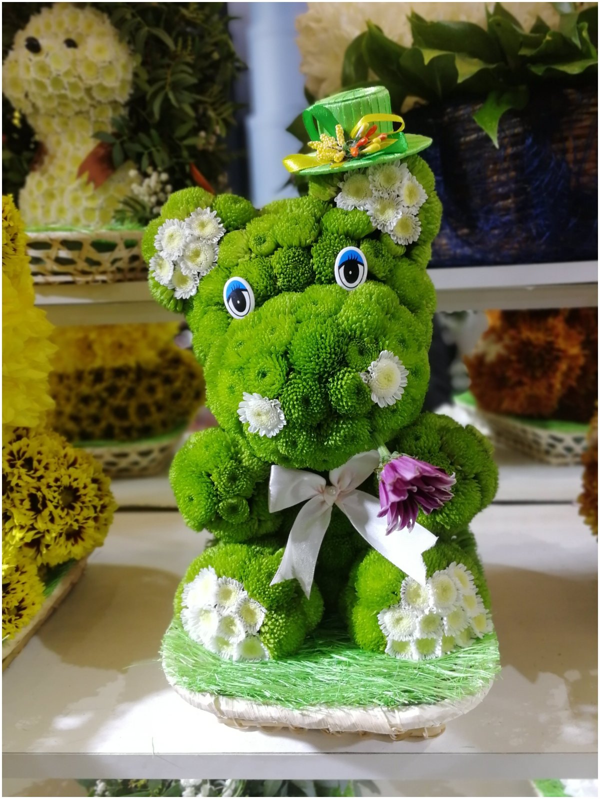 Игрушки из цветов