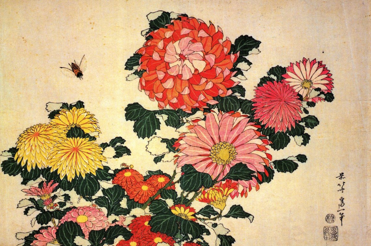 Кацусика Хокусай the Adonis Plant