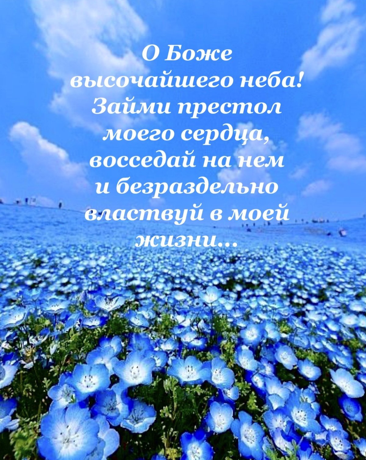 Красивое голубое небо
