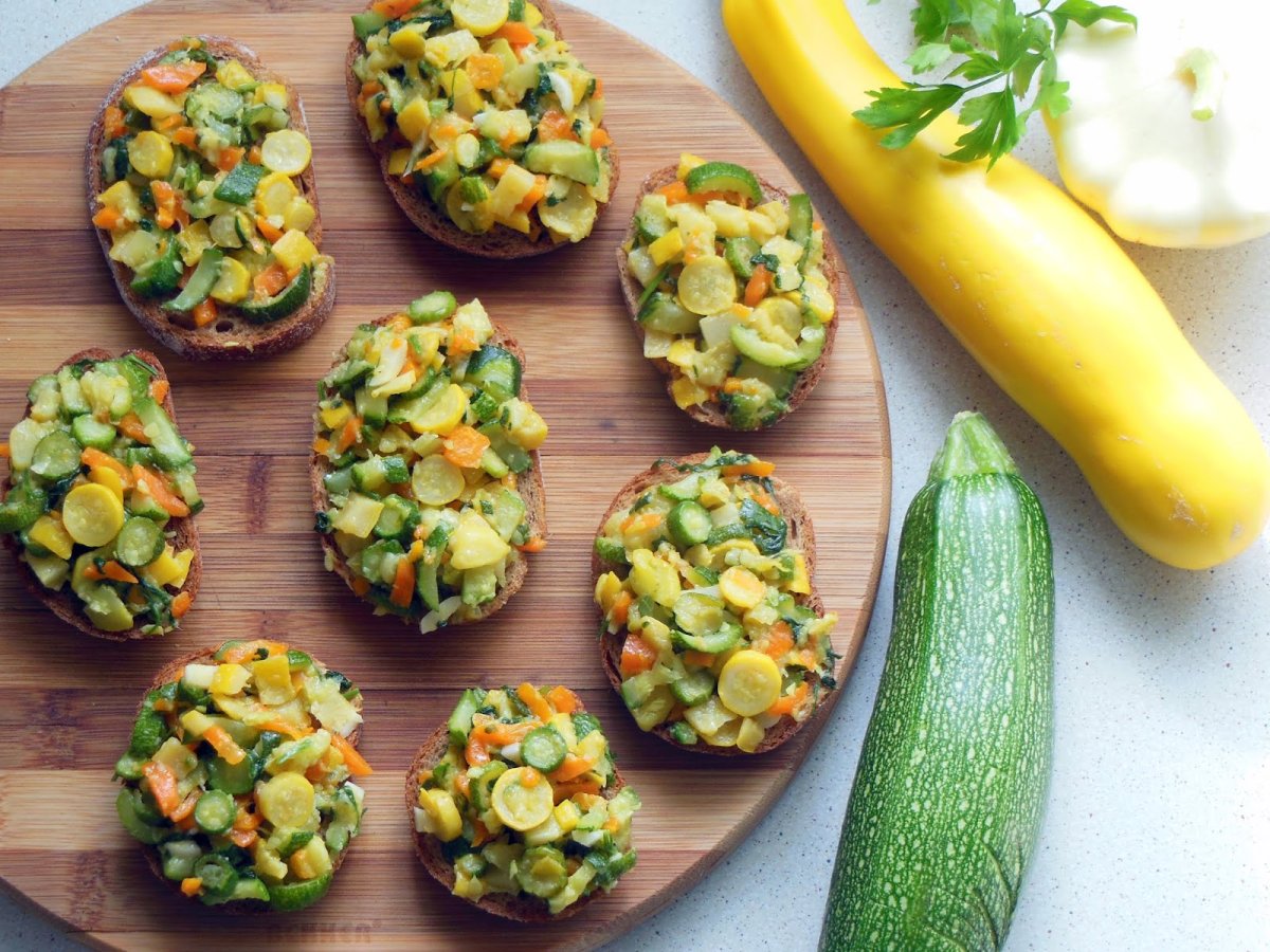 Закуски с патиссонами