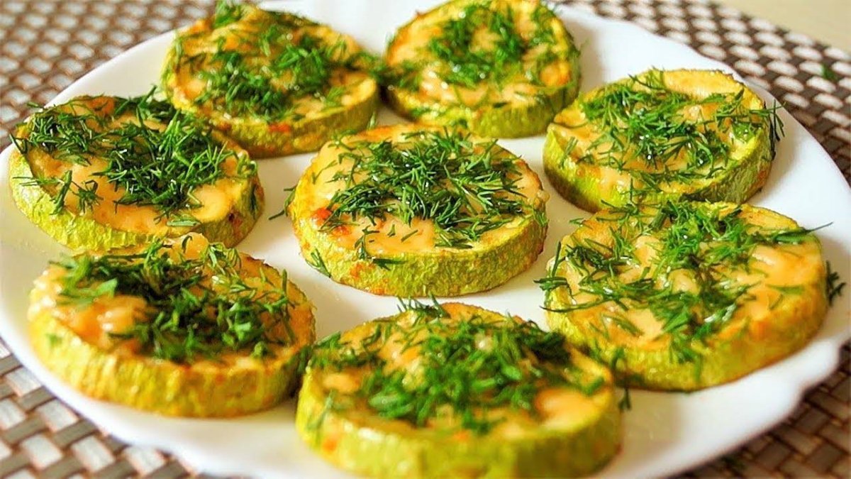 Красивые блюда из кабачков