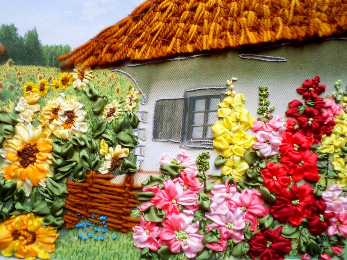 Украинская хата,Мальва,деревня
