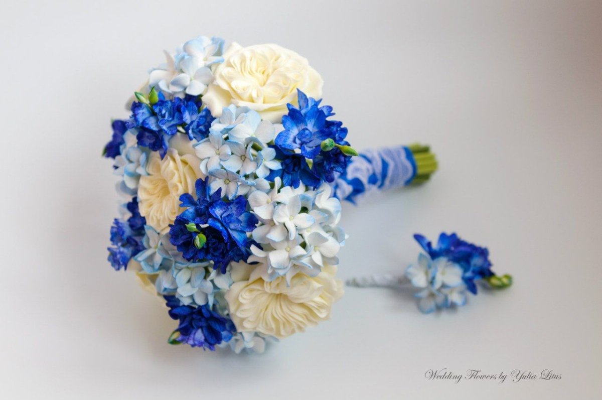 Полимерная глина. Свадебные букеты Юлии Литус Wedding