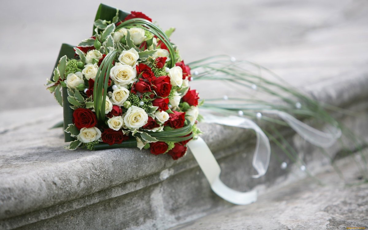 Цветы букет Wedding