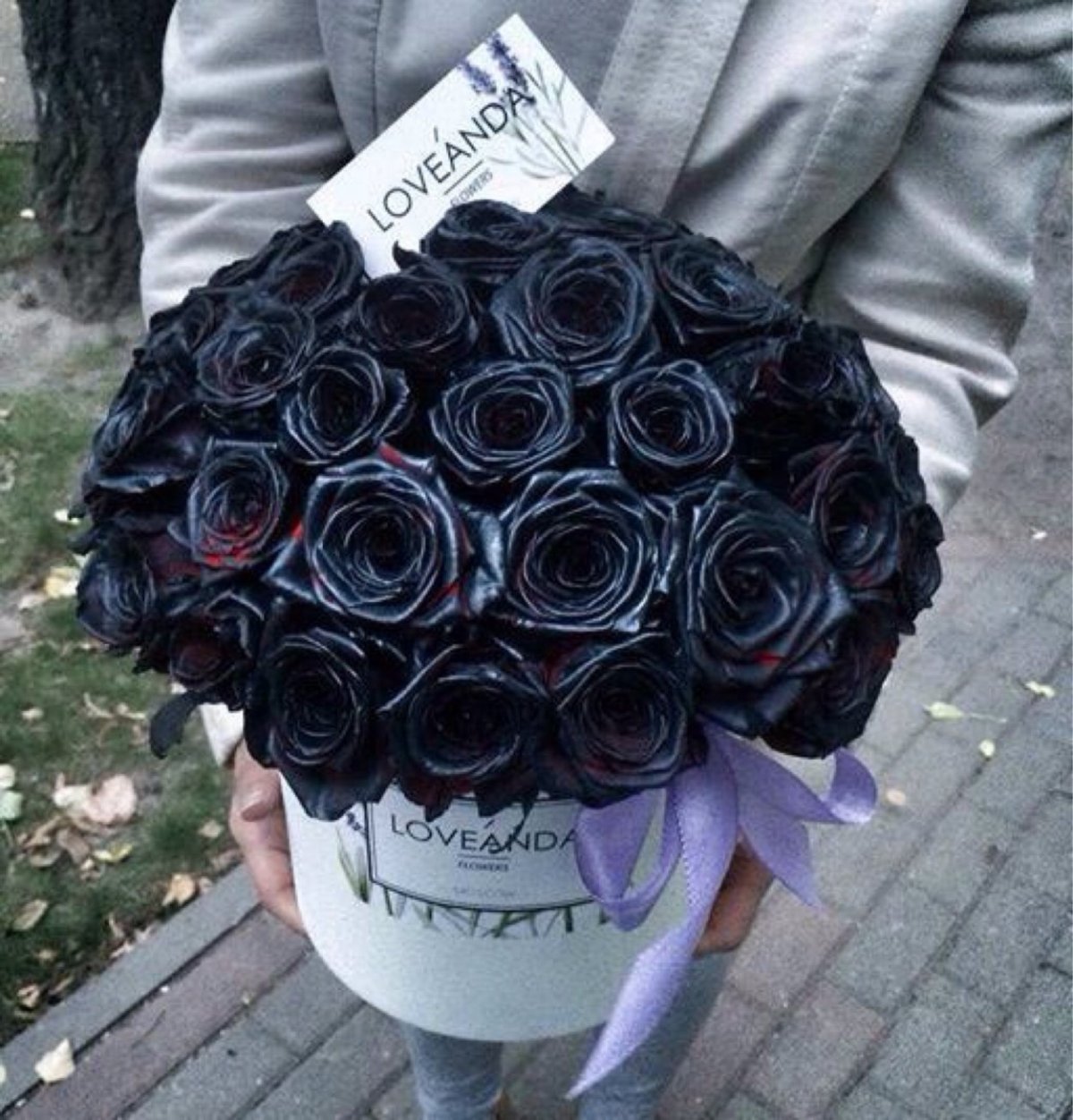 Классные черные букеты
