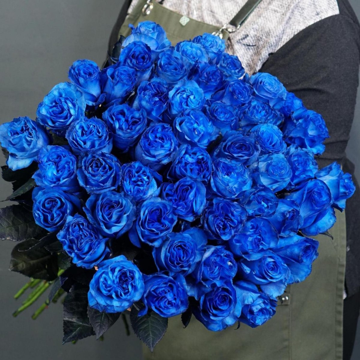 Роза синяя (60 см.)