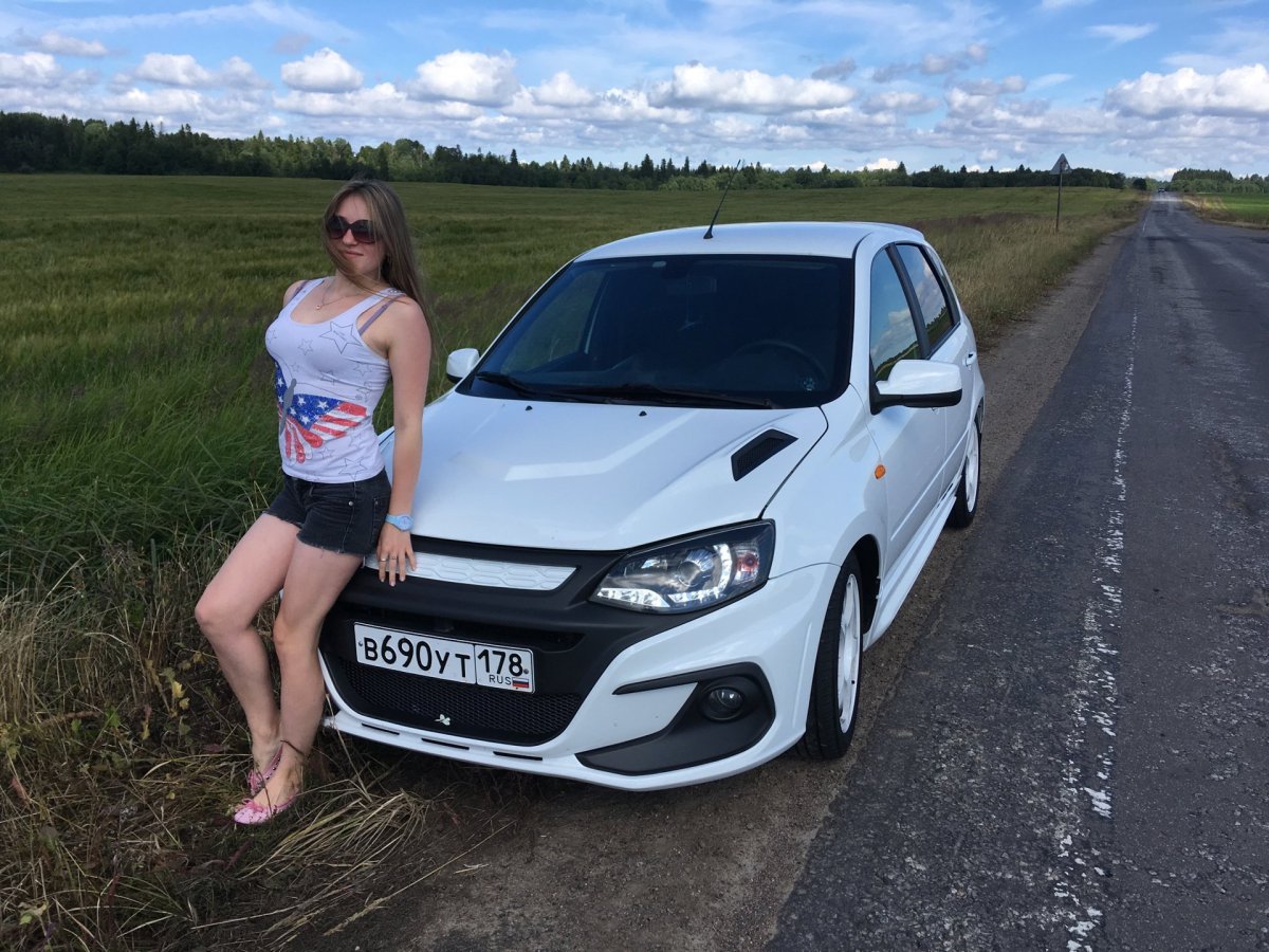 Лада Гранта лифтбек грязи